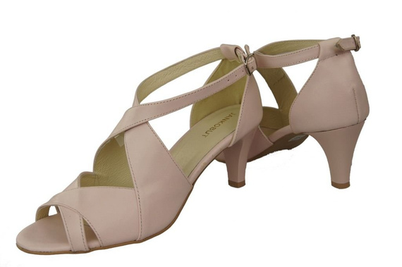 Dámské sandály Powder Pink Natural Leather 130 ElitaBut