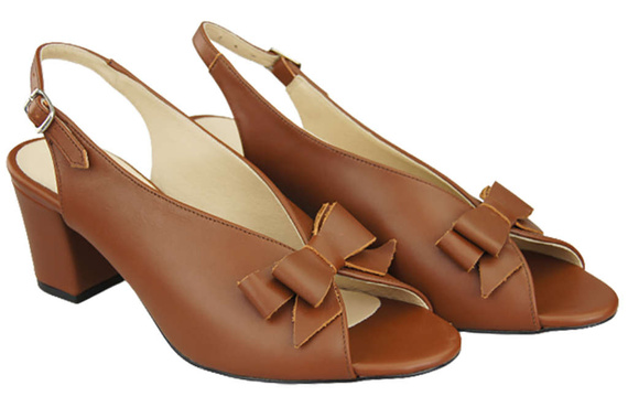 Dámská obuv Sandály Brown Faced Leather 148 L ElitaBut