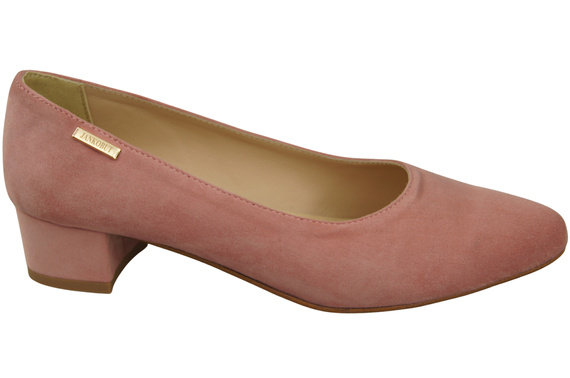 Pohodlné dámské boty Candy Pink in Natural Suede Leather 220 od ElitaBut