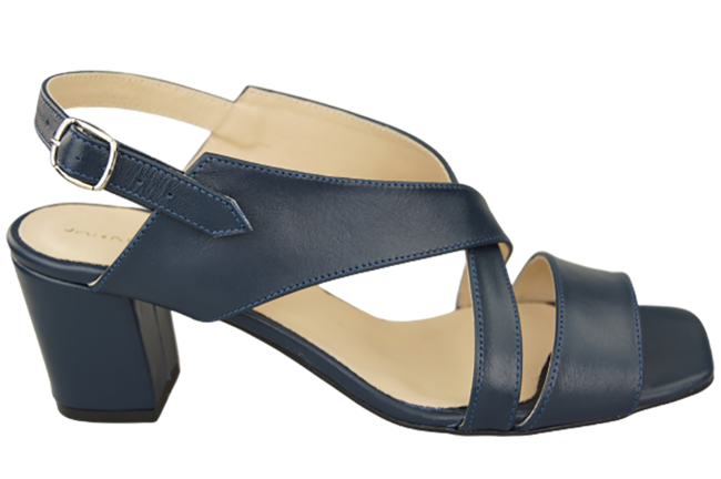Dámská obuv Sandály Navy blue Natural leather 149 ElitaBut