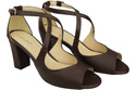 Dámská obuv Chocolate Sandals Natural Leather 186 ElitaBut