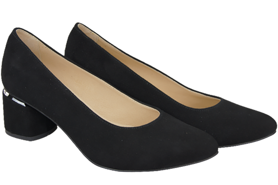 Dámská obuv Black Suede Leather 143 Z ElitaBut