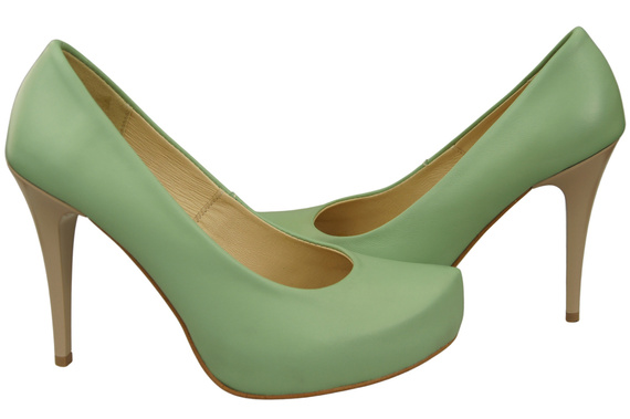 Dámská obuv Mint Leather Stiletto pumps 205 ElitaBut