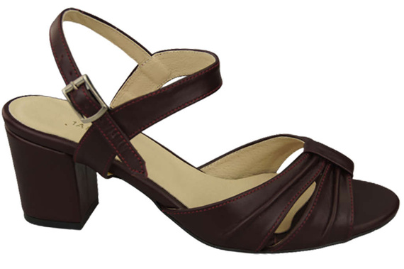 Dámská obuv Sandály Maroon Natural Leather 168 ElitaBut