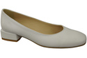 Pohodlná dámská obuv White Flats Natural Leather 204 ElitaBut