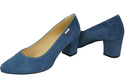 Dámská obuv Blue Suede Natural Leather pumps 106 ElitaBut