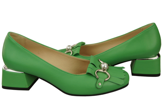 Dámská obuv Lime Embellished Tassel pumps Přírodní kůže 195 ElitaBut