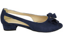 Dámské sandály Navy Blue Natural Suede Leather 994 s kombinací stylu a pohodlí ElitaBut