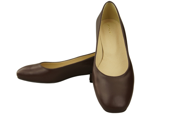Pohodlné dámské boty Chocolate Flat Leather 204 ElitaBut
