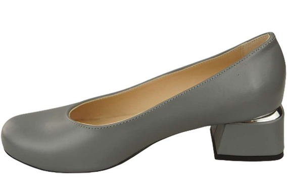 Dámská obuv Natural leather 159 Ash grey ElitaBut