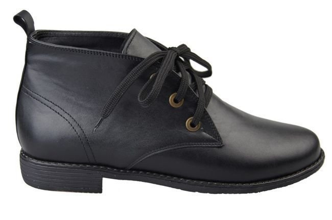 Dámská obuv Zateplené boty z přírodní kůže Černá 979 Z Elitabut