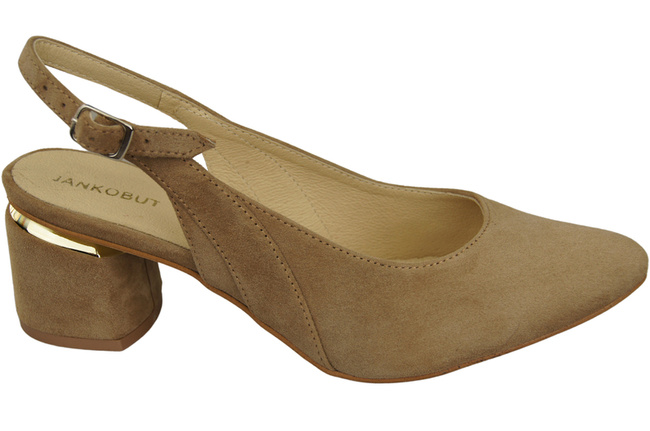Dámské sandály z přírodní semišové kůže Olive Elegance and Comfort 196 od ElitaBut