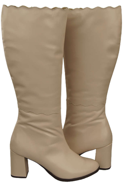 Dámské boty Cappuccino Bright Classic přírodní kůže 176 ElitaBut