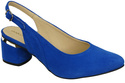 Dámské sandály z přírodní semišové kůže Azure Elegance and Comfort 196 From ElitaBut