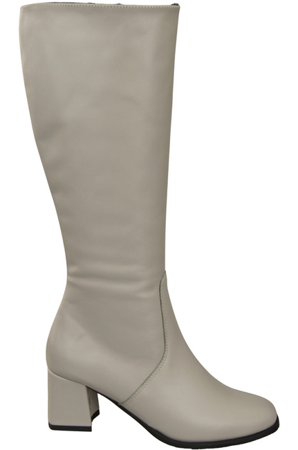 Pohodlné dámské boty Ash Low Heel Natural Leather 212 ElitaBut