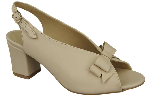 Dámské sandály Beige Faced Leather 148 L ElitaBut