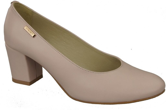 Dámská obuv Pumpkin Pink Powder Natural Grain Leather 125 ElitaBut