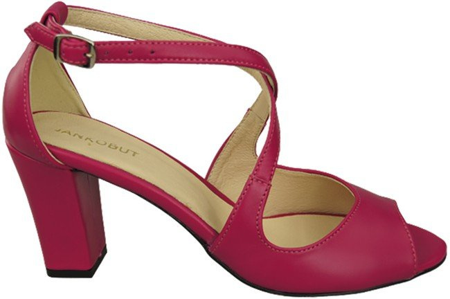 Dámská obuv Fialové sandály Přírodní kůže 186 ElitaBut