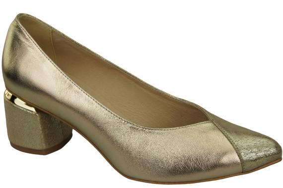 Výjimečné dámské boty ze zlaté přírodní kůže Pocit luxusu na nohou 191 ElitaBut