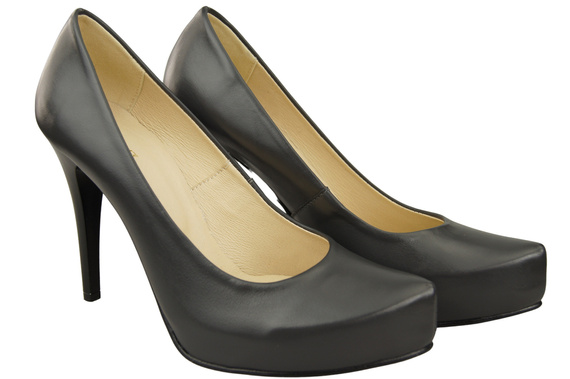 Dámská obuv Graphite Leather Stiletto pumps 205 ElitaBut
