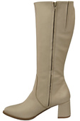 Dámské boty Classic Natural leather Beige 175 ElitaBut