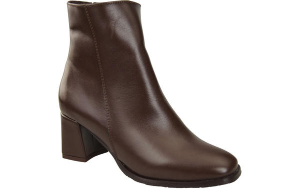 Obuv Dámské boty Chocolate for Zimní přírodní kůže 214 Z ElitaBut