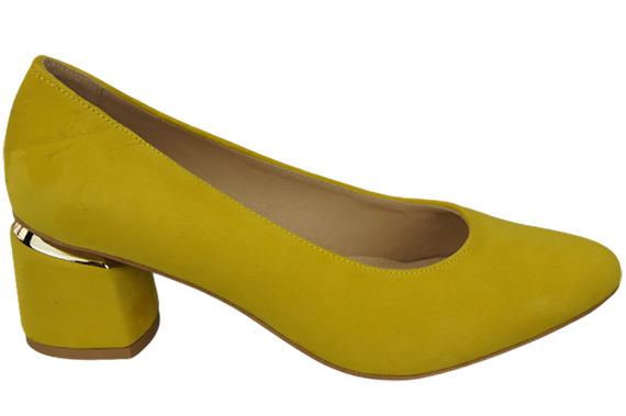 Dámské lodičky Lemon z přírodní semišové kůže 143 Z ElitaBut