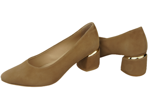 Dámská obuv Olive Leather Suede Natural Leather 143 Z ElitaBut