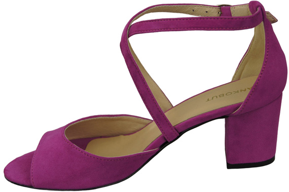 Dámská obuv Sandály Cyclamen přírodní kůže Semiš 111 ElitaBut