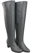 Dámské boty Ash Grey Musketeers High over the knee natural leather 190 ElitaBut