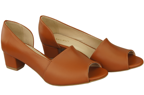 Dámská obuv Červené sandály Přírodní kůže 147 ElitaBut