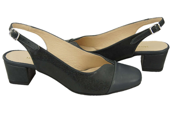 Dámská obuv Sandály z přírodní kůže 165 Graphite ElitaBut