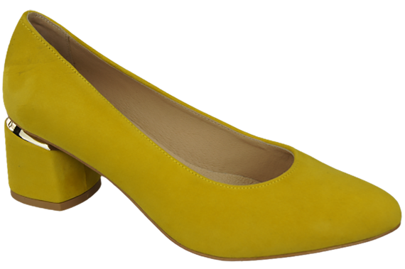 Dámské lodičky Lemon z přírodní semišové kůže 143 Z ElitaBut