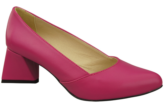 Dámské Lodičky Purpurový Pravá Kůže Špičatá Špička Podpatek ElitaBut 221