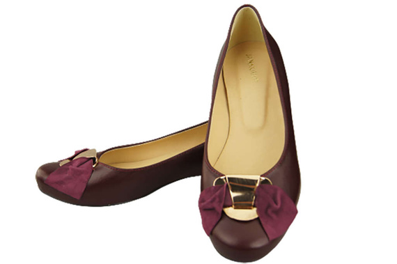 Dámské baleríny Natural Leather 894 ElitaBut