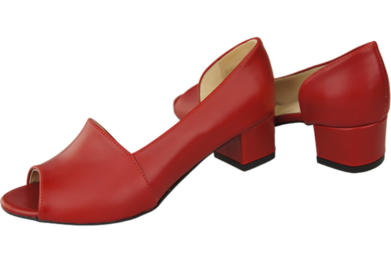 Dámská obuv Sandály Červená přírodní kůže 147 ElitaBut