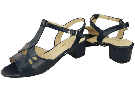 Dámská obuv Sandály Navy blue Přírodní kůže 169 ElitaBut