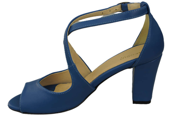 Dámská obuv Sandály Modrá přírodní kůže 186 ElitaBut