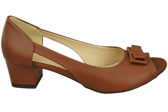 Dámská obuv Sandály Hnědá přírodní kůže 145 ElitaBut