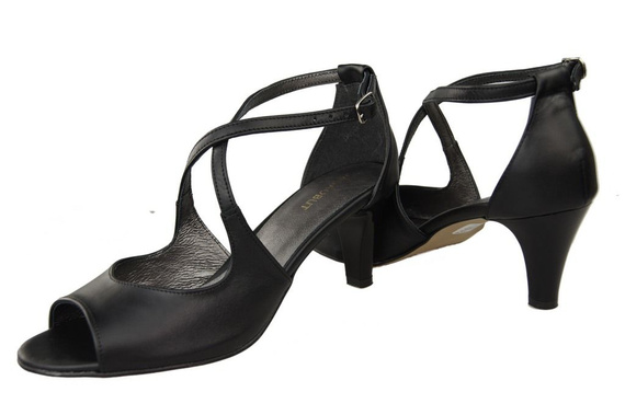 Dámská obuv Sandály Černá přírodní kůže 115 ElitaBut