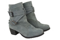 Dámská obuv Natural Leather Velour Boots Ash 119 ElitaBut