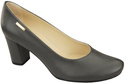 Klasické dámské boty Almond Nose Graphite Women's Leather Dukes 201 ElitaBut
