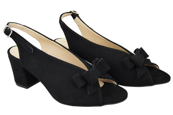 Dámská obuv Sandály Černá přírodní kůže 148 ElitaBut