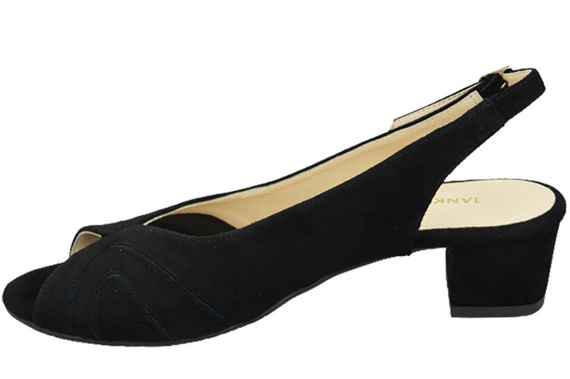 Dámská obuv Sandály semišové černé 991 ElitaBut
