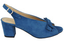 Dámská obuv Sandály Modrá semišová kůže 148 ElitaBut
