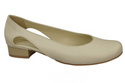 Dámské baletní boty Beige natural leather 103 ElitaBut