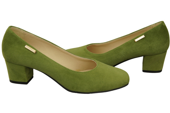 Pohodlná dámská obuv Pistachio Natural Leather Suede 172 Od ElitaBut