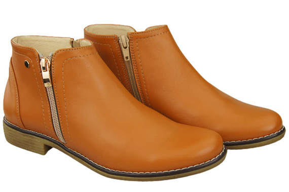 Dámská obuv Dámské zateplené boty z přírodní kůže 872 Z Elitabut