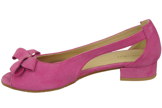 Dámské sandály Fuchsia Natural Suede Leather 994 Z Kombinace stylu a pohodlí ElitaBut