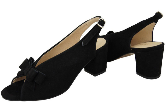 Dámská obuv Sandály Černá přírodní kůže 148 ElitaBut